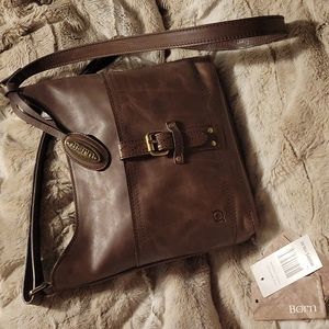 BORN LEATHER SHOULDER BAG NEW